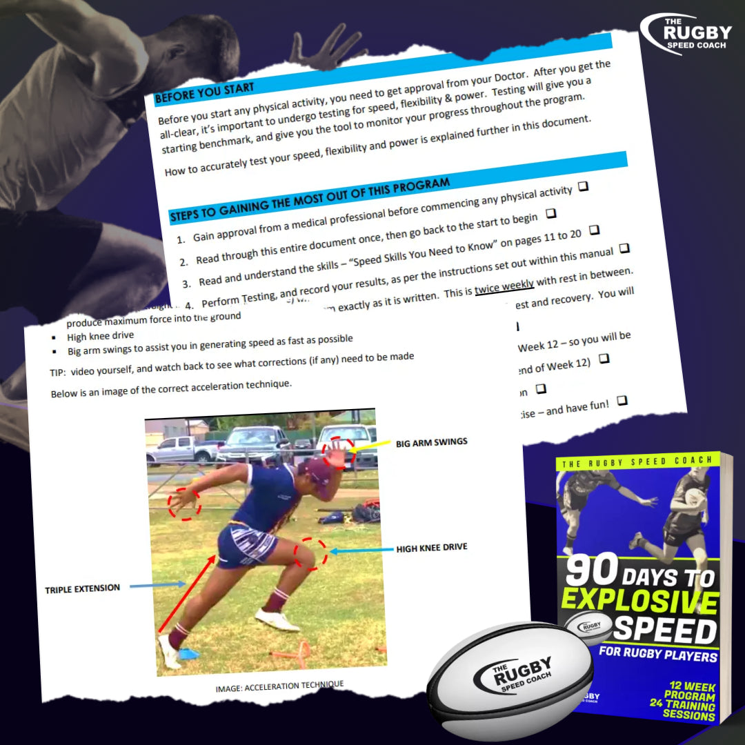 90 Days to Explosive Speed Training Program + 2 FREE Bonuses