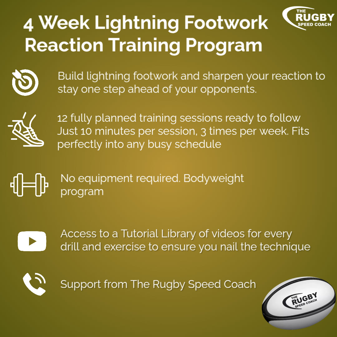Lightning Footwork Reaction Training Program - 4 Weeks