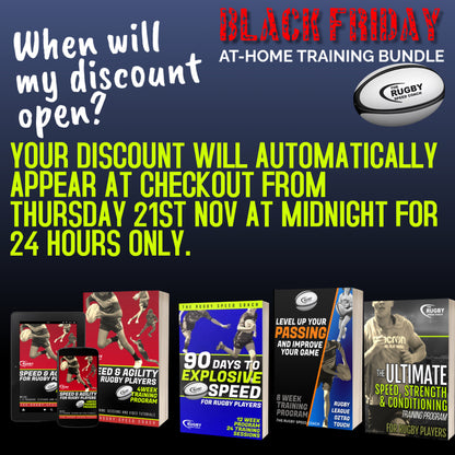 BLACK FRIDAY FOOTY AT-HOME FOOTY TRAINING BUNDLE - STARTS THURSDAY MIDNIGHT