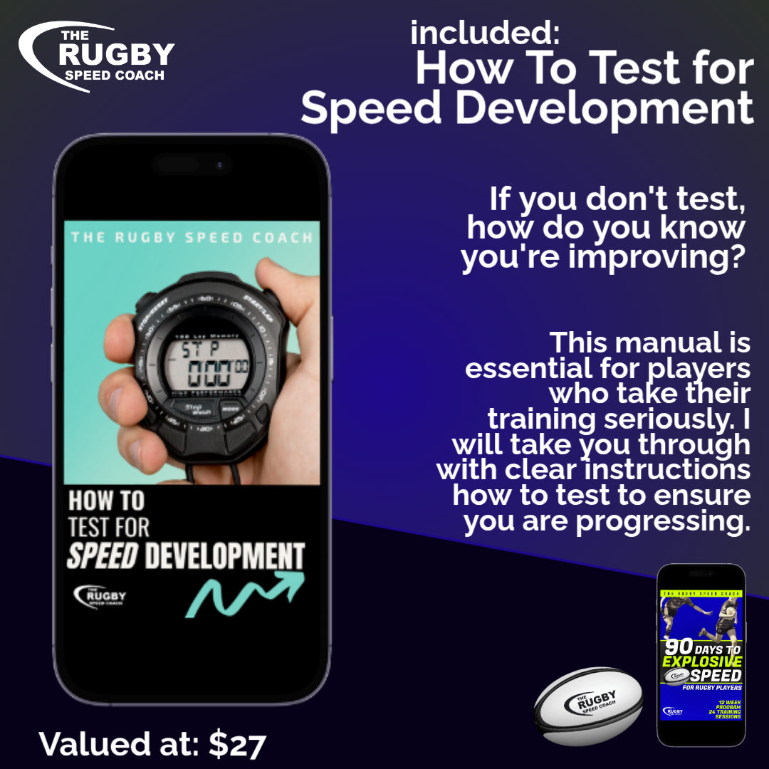 90 Days to Explosive Speed Training Program + 2 FREE Bonuses