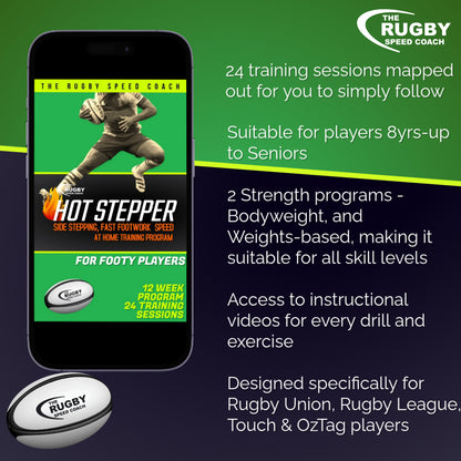 Side Stepping for Rugby Players 12 Week At Home Training Program