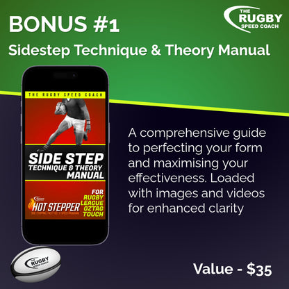 Side Stepping for Rugby Players 12 Week At Home Training Program