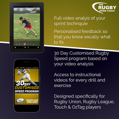 30 Day Customised Rugby Speed Program