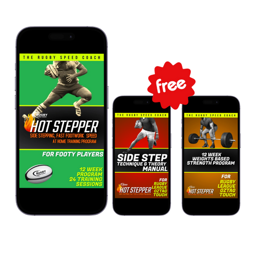 Side Stepping for Rugby Players 12 Week At Home Training Program