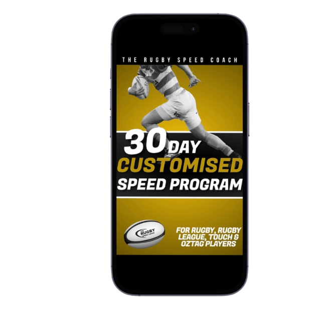30 Day Customised Rugby Speed Program