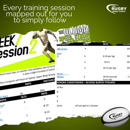 8-Week Ultimate Speed, Strength & Conditioning for Footy Players Training Program