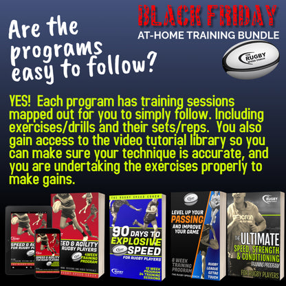 BLACK FRIDAY FOOTY AT-HOME FOOTY TRAINING BUNDLE - STARTS THURSDAY MIDNIGHT